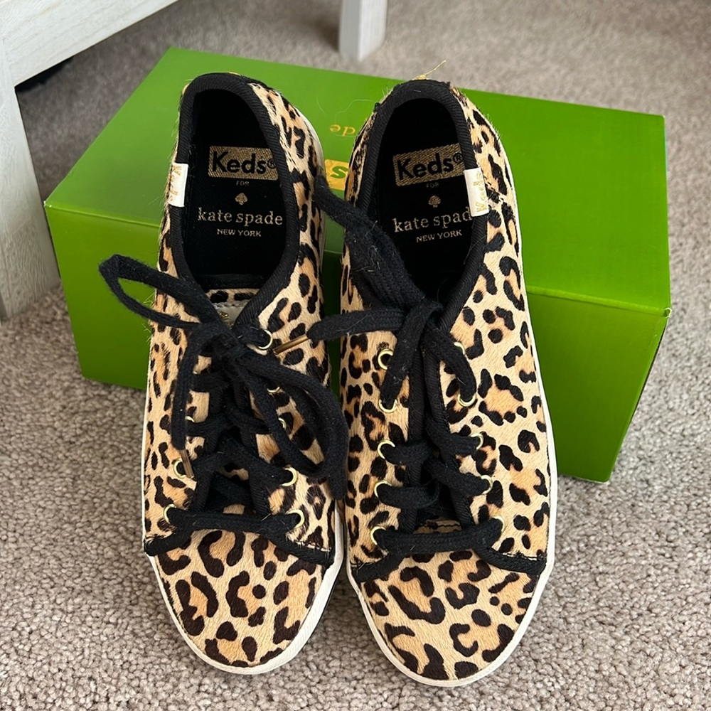 Kate Spade Girls Keds Kickstart Leopard NIB!